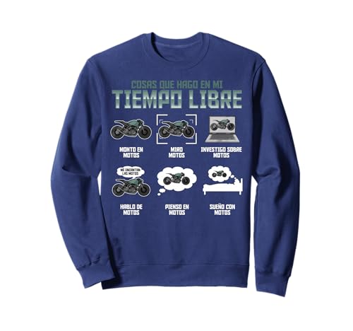 Camiseta Motero Pasión por Las Motos Sudadera