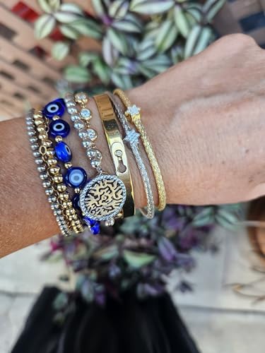 Jewish Star Bracelet Sterling Silver for Women Worn for Protection and Abundant Blessings | Beautiful Design for Everyday Wear3