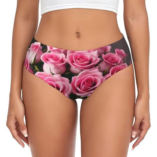 OUSXC Ramo de flores en un florero, ropa interior triangular multifuncional elástica para uso diario, Negro -, XXXL