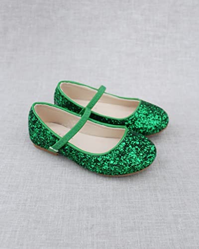Rock Glitter Mary Jane Ballet Flats, Flower Girls Shoes, Toddler Girls, Party Shoes, Birthday Flats2