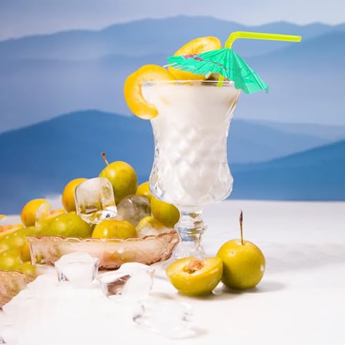 100 pitillos de cóctel con sombrilla de papel y plástico 9.5 in miniatura 5