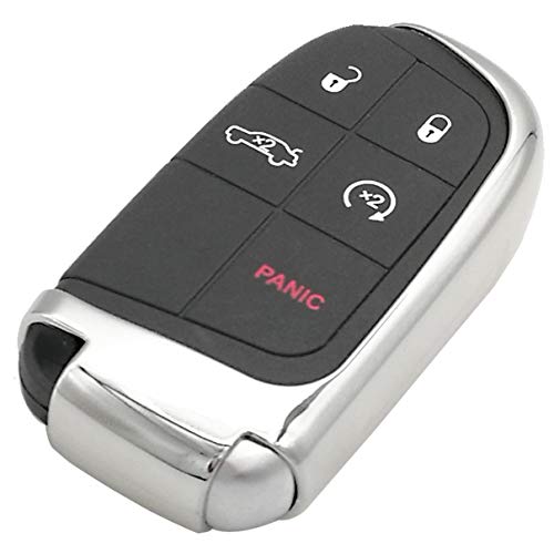 Qty(2) Pink Silver Tpu Key Cover Case Fob Holder Jacket Skin For Jeep Grand Cherokee Renegade Chrysler 200 300 Dodge Ram Durango Charger Challenger Journey Dart Fiat #TOP5