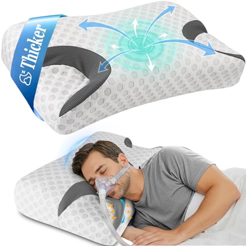 IKSTAR CPAP Pillow for Side Sleeper, Sleep Apnea Pillow...