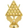 Crown Awards Billiard Trophy, 11 Black Midnight Pool Billiards Trophy, Free Engraving