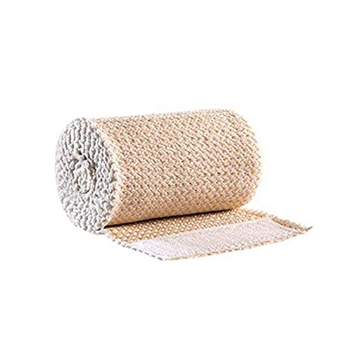 McDavid Latex Free Elastic 5 Yard Bandage with Hook & Loop Closure, Natural, One Size