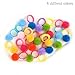 40 PCS Pom Pom Baby Hair Ties Colorful Elastic Hair Scrunchies for Toddler Girls Cute Hair Bows for Baby Girls Small Hair Ties for Kids Fashion Hair Accessories