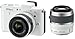 Produktbild Nikon 1 V1 Systemkamera (10 Megapixel, 7,5 cm (3 Zoll) Display) weiß inkl. 1 NIKKOR VR 10-30 mm und VR 30-110 mm Objektive