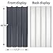 Metal Roofing Panels - Corrugated Galvanized Roof Panels 20 PCS Waterproof Heavy Duty Metal Roof Panels for Outdoor House Storage Stables Patio Garages Sheds,Gray 99 ft²