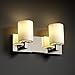 Justice Design CNDL-8922-10-CREM-CROM, CandleAria Modular Reversible Vanity Light, 2LT, 120w, Chrome