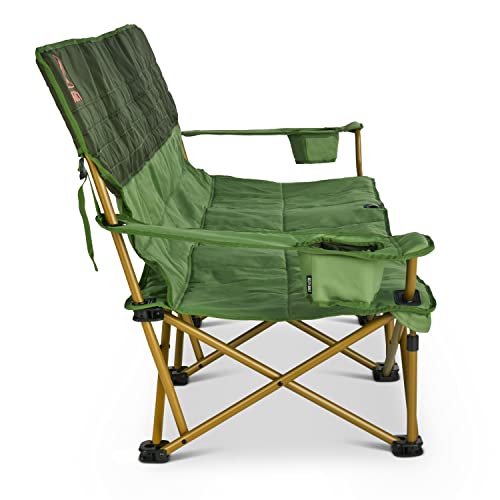 Image of Kelty Lowdown Couch - 3 Person Capacity Camping Chair, Extra Large and Sturdy Bench for Campsites, Soccer Games, and Backyard Parties