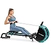 OVICX R100 Foldable Home Rower with Adjustable Foot Plate, Extra Long Track, and 16 Point Intensity Levels for Full-Body Workouts