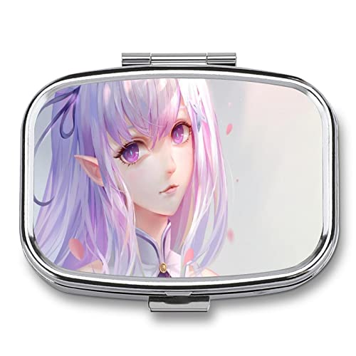 Boîte de médecine portable pour emporter vos vitamines discrètement avec boîte miroir