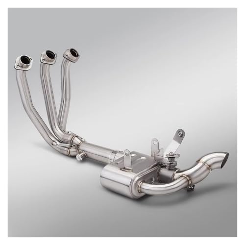 Tuyau d'échappement CFMOTO 675SR en acier inoxydable avec raccord de silencieux central