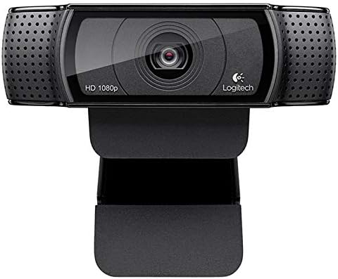 1080P high-Definition Webcam with Dual Microphones, C920 Webcam for Gaming Meetings, Portable or Desktop Webcam, USB Computer Camera, Free Drive Installation and Fast autofocus