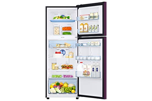 Image of Samsung 324 L 3 Star Frost-Free Double-Door Refrigerator (RT34R5438CR /HL, Camellia Purple)