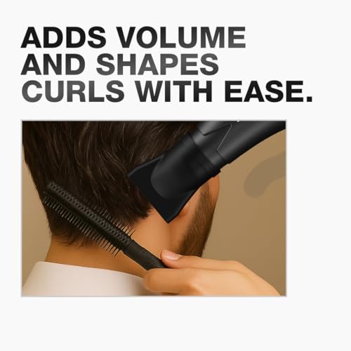 Image of Ikonic Professional Carbon Fibre Roller Brush with Ionic Technology, Anti Frizz Styling, Curling, Volumizing & Waves for Women & Men, All Hair Types, Heat Resistant, Salon & Personal Use - CFB 15