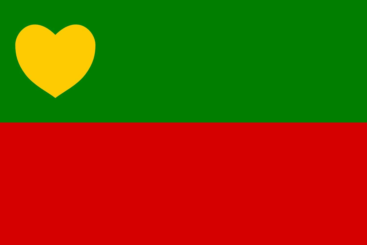 Drapeau large Trojanovice résistant aux UV pour mât extérieur