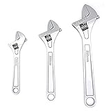 Features:INSULATED AIGUOLA Llave inglesa 4-15 pulgadas Llave inglesa flexible ajustable Llave inglesa de acero Llave automática para automóvil Herramientas manuales Reparatur Werkzeug Getriebe, 6 pulgadas