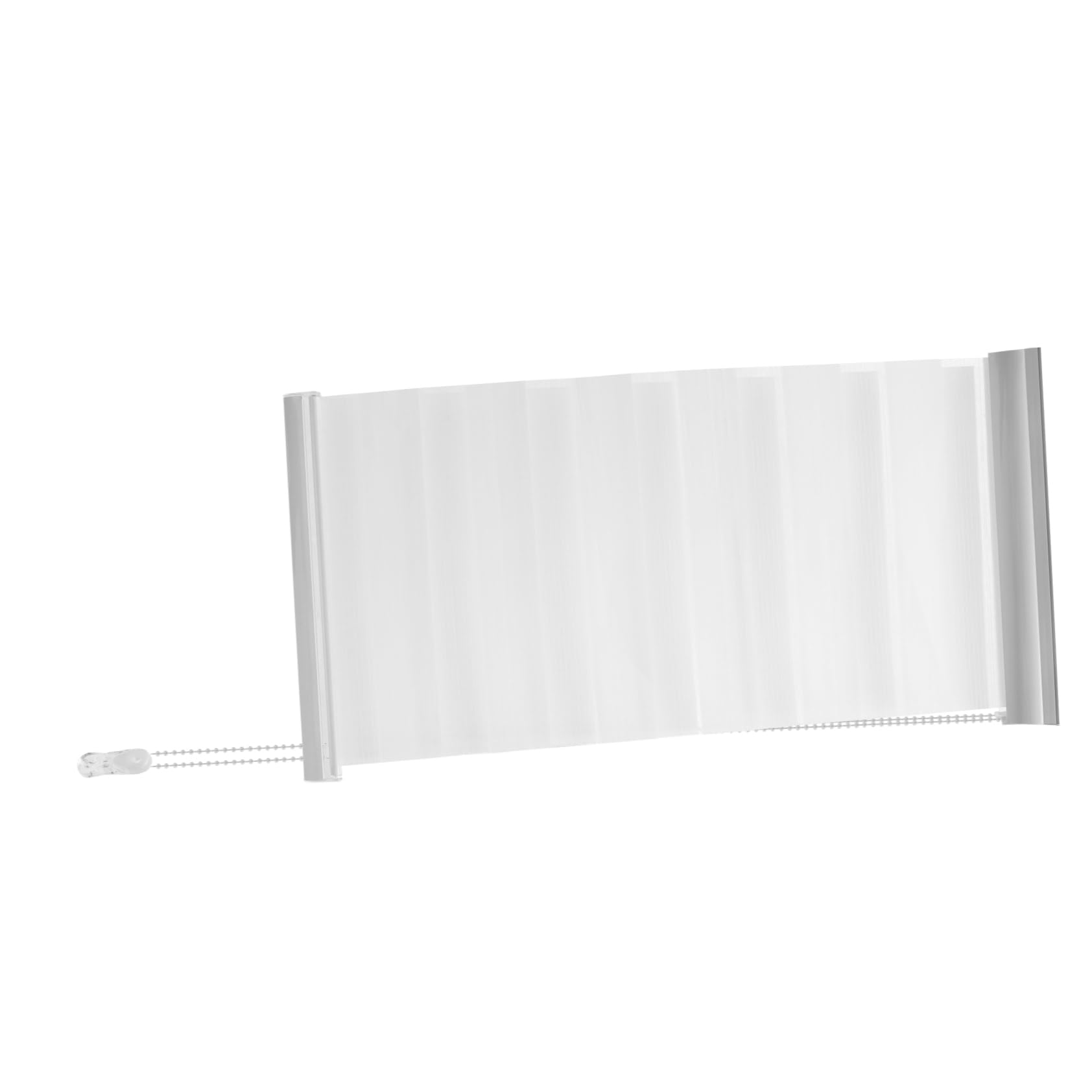 Rideau sans perçage blanc pour fenêtre de chambre et cuisine