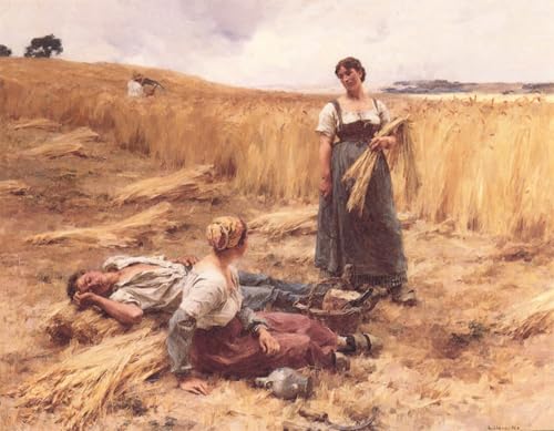 Poster Faucheurs au Mont-saint-père de L'Ermite Grand Format Premium