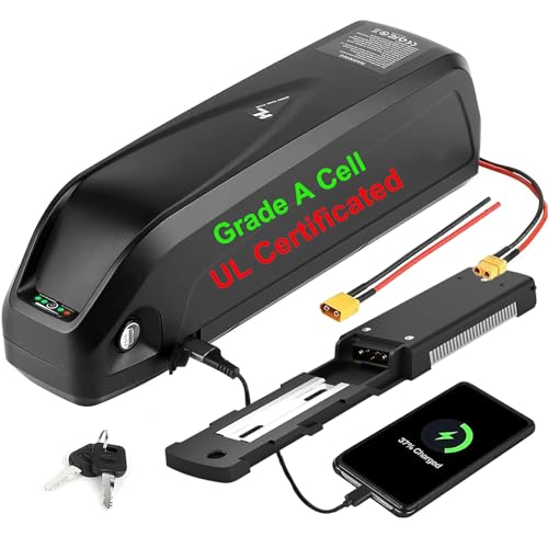 DICHOU (UL Certificated) 48V 13Ah 624Wh Electric Bike Battery for 500W 750W...