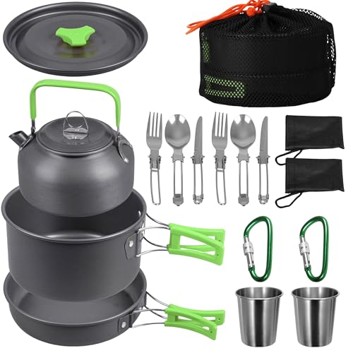 Set de vaisselle de voyage complet pour optimiser le sac à dos de randonnée