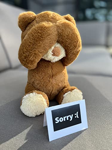 Cutest-Im-Sorry-Gift-for-Her-Him-The-Im-Sorry-Teddies-Embarrassed-Adorable-Super-Soft-Stuffed-Animal-Plush-Toy-Unique-Cute-Forgive-Me-Apology-Teddy-Bear-Gift-for-Kids-and-Adults-Brown - DumpADate.com