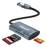 SD Card Reader, USB 3.0 Micro SD Card Reader Adapter, SD Card to USB Adapter, Memory Card Reader,...
