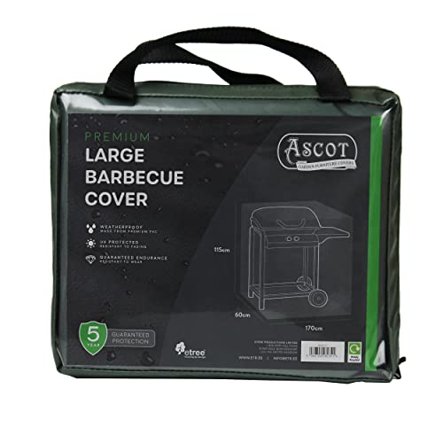 Ascot Premium Large Barbecue Cover - 170 X 60 X 115 (H) cm Garden Green