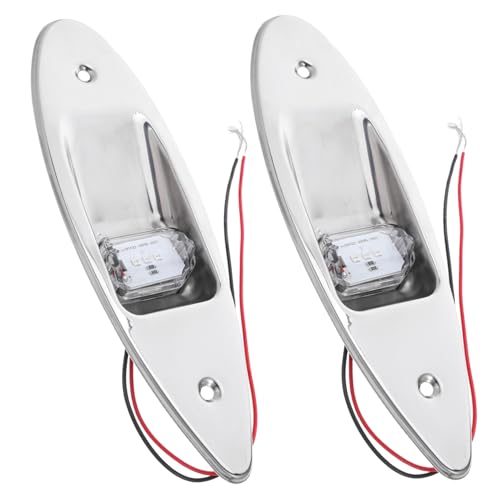 Lumières de navigation bateau PLAFOPE 2 pièces feux marins rouge et vert encastrés pour kayak