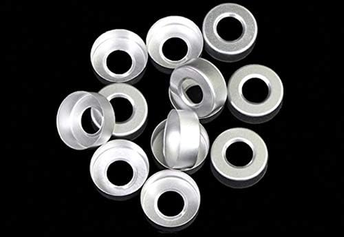 1000PCS 20mm Bi-Metallic Flip-Off Crimp Cap - Aluminum Tear-Off Unlined Seal, Caps Without Septa for 20mm OD Vials