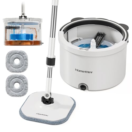 Mop Giratório com Sistema de Separação de Sujeira, Mop Água Limpa...