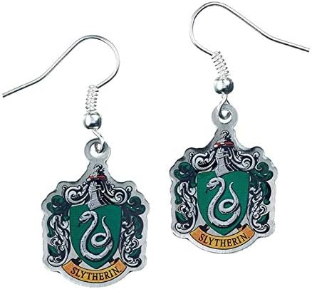 The Carat Shop Official Harry Potter Jewellery Slytherin Crest Earrings