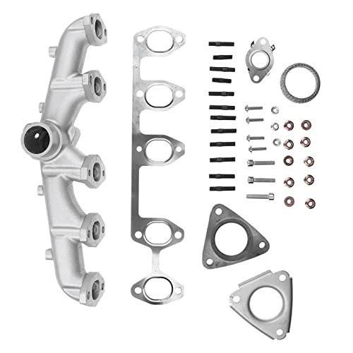 Auspuffkrümmer Guss Auspuff Krümmer für M-u-l-t-i-v-a-n V 7EF T-o-u-a-r-e-g 7L6 Transporter V 7EA 7EB 7EJ 7JD 2.5L Diesel 2003-2010 070253031F