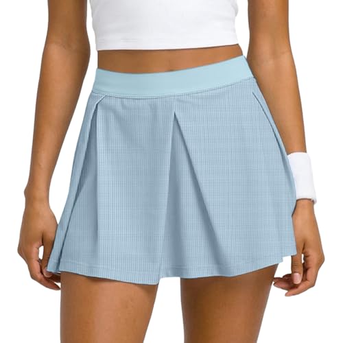 Robe courte sportive de golf Freebily pour femme avec taille haute ajustée