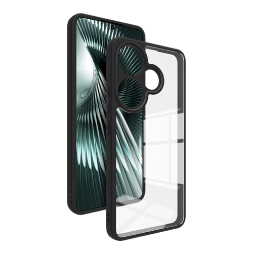 Image of REALCASE Stylish Shockproof Armor Back Cover Case for Realme GT 6 / GT 6T 5G | Slim Fit Hard PC & Soft TPU Bumper | 360 Protective Scratch Resistant Back Cover
