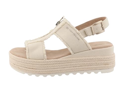 Sandale cale TOM TAILOR Femme aux finitions soignées modèle 7490110009