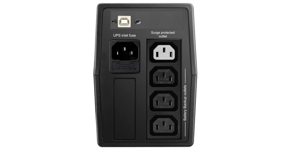 Onduleur Hero Touch LCD 400 VA - Infosec - Alimentation sans Interruption, PC, écrans, 4 Prises informatiques IEC, 400VA/240W