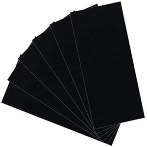 JUNHUI Full Size Premium Activated Carbon Pre Filter 6 Pack
