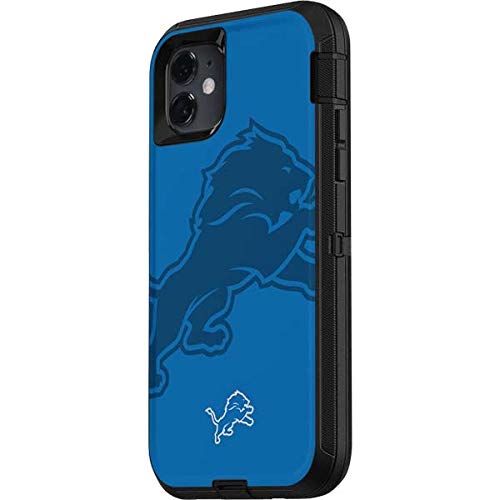 Skinit Decal Skin Compatible with OtterBox Defender iPhone 11 Case - Officially Licensed NFL Detroit Lions Double Vision Design