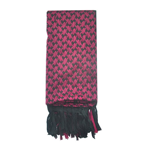 Image of Explore Land Cotton Shemagh Keffiyeh Tactical Desert Scarf Neck Head Wrap with Tassel for Men Women