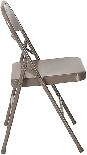 Miniatura 80 de Flash Furniture Paquete de 4 sillas plegables de metal gris con doble refuerzo de la serie HERCULES Gris,Beige,Negro -,Rojo -