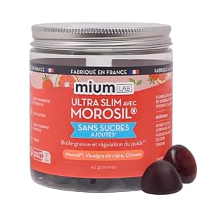 Mium Lab – Morosil Gummies – Formule concentrée Morosil® 400mg – Objectif minceur, brûle-graisse, gestion du poids – Extrait orange sanguine – Dosage optimisé – Complément alimentaire – 21 jours