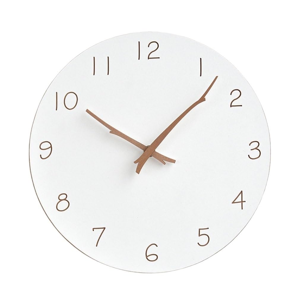 Orologio da parete Orologio creativo Orologio da parete nordico Orologio semplice for la casa Soggiorno Camera da letto Studio Orologio silenzioso Reloj De Pared(B)