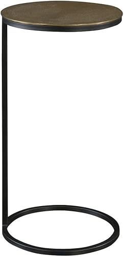 Miniatura 3 de Uttermost Brunei - Mesa decorativa envejecida en negro y dorado