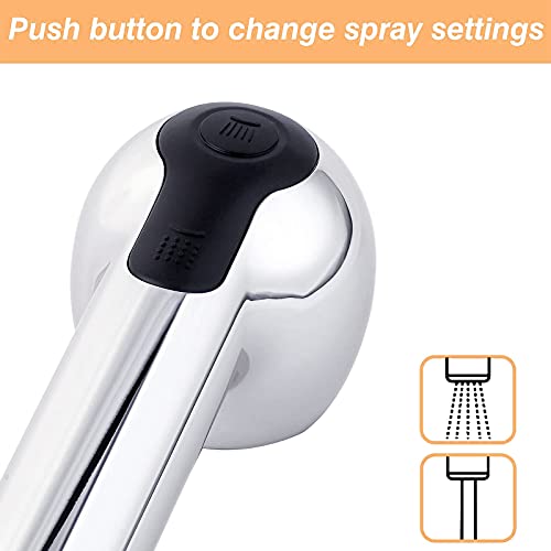 Pull Out Spray Head Bathroom Kitchen Sink Pull-Down Faucet Universal Replacement Part 2 Function Kitchen Sink Faucet Sprayer Head For Bathroom Kitchen Polished Nickel (Brushed Nickel) #TOP2