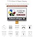 7.3inch 6-Color E-Paper Display, E-Ink Display, Low Power Consumption, 800×480 Pixels, SPI Communication, Ideal for Price Tags, Shelf Labels, Industrial Instruments…(7.3inch e-Paper (E))
