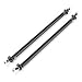 2019 Newest Car Universal Front Bumper Lip Splitter Support Strut Rod Tie Bars, 5.9" / 7.9" Length-Anodic Oxidation Surface Treatment process Fit Most Vehicles (Black - 7.9 Inch)