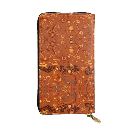 Portefeuille vintage en cuir chic pour homme et femme, grand format élégant avec porte-cartes