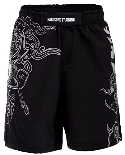 Hardcore Training Kids Boxing Active Shorts BJJ Fitness Running Workout Exercise Sport Clothing3